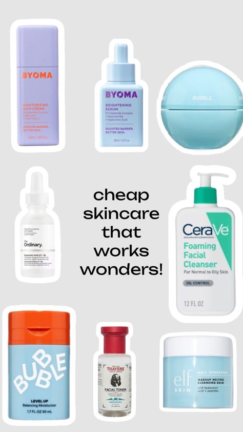 Target Finds Skin Care, Preppy Affordable Skincare, Skincare At Target, Ulta Wishlist, Walmart Skincare, Target Skincare, Cheap Skincare, Products For Glowing Skin, Affordable Skin Care Routine