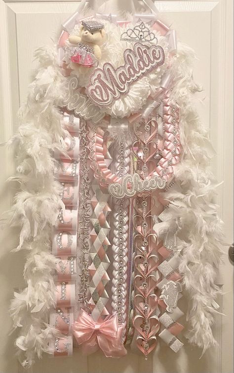 hoco mum
senior mum
senior homecoming mum
homecoming mum
mega mum 
white and silver homecoming mum
pink homecoming mum Overalls Senior, Homecoming Jeans Ideas, School Spirit Ideas Pep Rally, Big Mum, Big Homecoming Mums, Unique Homecoming Mums, Diy Mums, Homecoming Mums Senior, Senior Homecoming