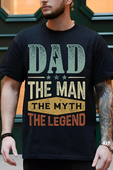 🎁 Happy Father's Day! 🎉 Don't miss out on our amazing discounts for the perfect gift for your dad! Our 👕 FuturStore Unisex T-Shirt is made of 100% soft cotton, ensuring maximum comfort and quality. With a relaxed fit for both men and women, this shirt runs true to size and is perfect for everyone. Man Stuff, Father's Day T Shirts, Happy Father's Day, Shirt Ideas, Happy Father, Happy Fathers Day, T Shirt Design, San Jose, Shirt Design