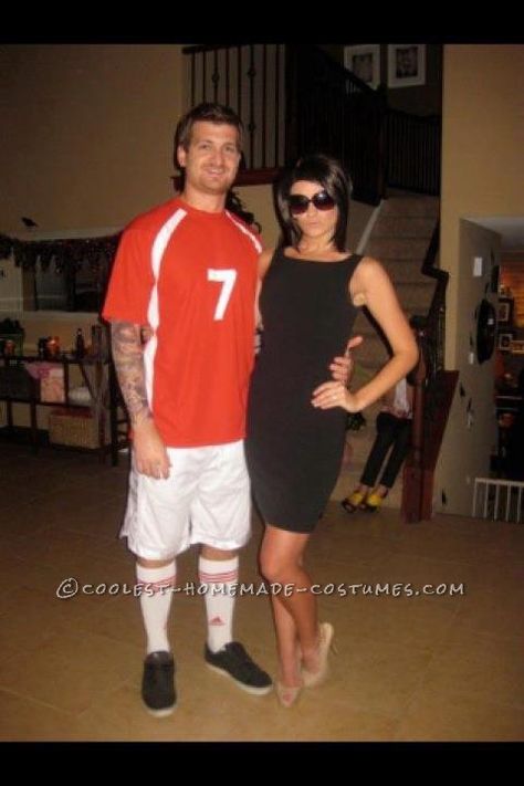 Celebrity Couple Costume, Celebrity Couple Costumes, Lifeguard Costume, Barbie And Ken Costume, Victoria Costume, Dad Costume, Deer Halloween Costumes, Costume Closet, Funny Couple Costumes