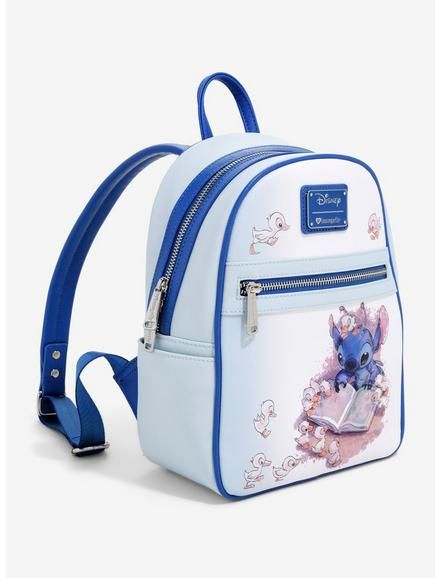 Loungefly Disney Lilo & Stitch Ducklings Mini Backpack - BoxLunch Exclusive, Disney Bags Backpacks, Lilo And Stitch Merchandise, Lilo And Stitch Quotes, Stitch Backpack, Cute Disney Outfits, Stitch Toy, Lilo And Stitch Drawings, Cute Mini Backpacks, Stitch Clothes