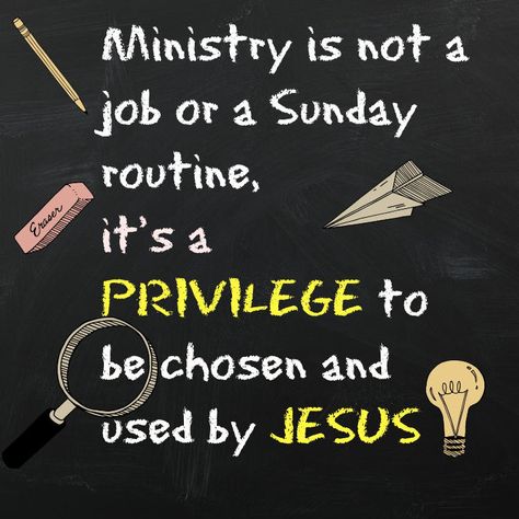 Ministry is not a job or a Sunday routine, it's a PRIVILEGE to be chosen and used by Jesus. Teen Ministry, Ministry Quotes, God Is For Me, Sunday Routine, Pastors Appreciation, Church Ministry, Feeling Discouraged, Kids Church, Children's Ministry