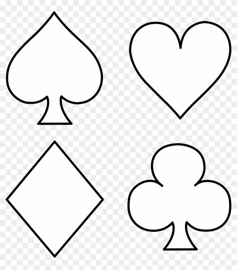 Playing Card Suits Line Art - Playing Card Suits Line Art #554417 Drawing Indian, Queen Of Hearts Halloween, Suit Drawing, King Drawing, Card Suits, Hand Lines, Club Card, Hand Of Cards, Poker Cards