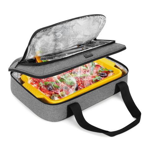 Trunab Casserole Carrier for Hot or Cold Food Insulated Casserole Dish Carrier Thermal Tote Bag for Picnic, Fits 9"×13" Baking Dish : Amazon.ca: Home Picnic Fits, Casserole Dish Carrier, Dish Carrier, Insulated Casserole Carrier, Office Potluck, Casserole Carrier, Potluck Party, Food Carrier, Tool Room