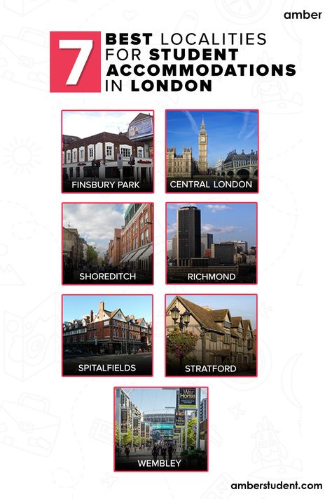 7 Best neighbourhoods for student accommodations in London you should know London Student Accommodation, London Student Aesthetic, Best Universities, London Accommodation, London University, Best Student, Imperial College London, Finsbury Park, Shoreditch London