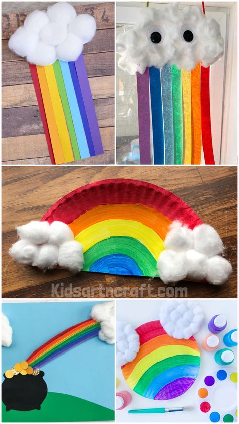 Rainbow Cotton Ball Crafts for Kids Cotton Activities For Kids, Cotton Ball Crafts For Kids, Craft With Cotton Balls, Cotton Ball Crafts, Ball Craft, Purple Centerpieces, Rainbow Craft, Rainbow Activities, March Crafts