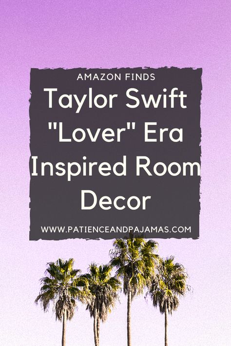 Bedroom and dorm decor perfect for the Taylor Swift lover in your life! Taylor Swift Lover Room Decor, Taylor Swift Lover Inspired Room, Lover Era Decor, Taylor Swift Inspired Bedroom Decor, Taylor Swift Lover Bedroom, Taylor Swift Bathroom, Taylor Swift Office, Taylor Swift Office Decor, Taylor Swift Inspired Room Decor