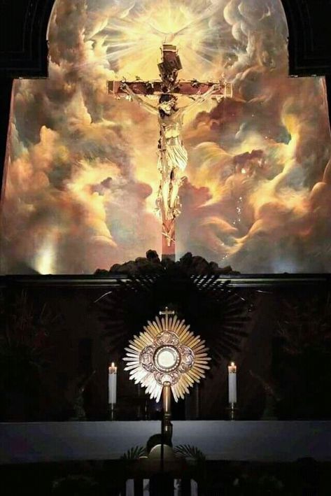 مريم العذراء, Catholic Wallpaper, Traditional Catholicism, Catholic Altar, Eucharistic Adoration, Catholic Pictures, Jesus Christ Art, Catholic Images, Art Sacre