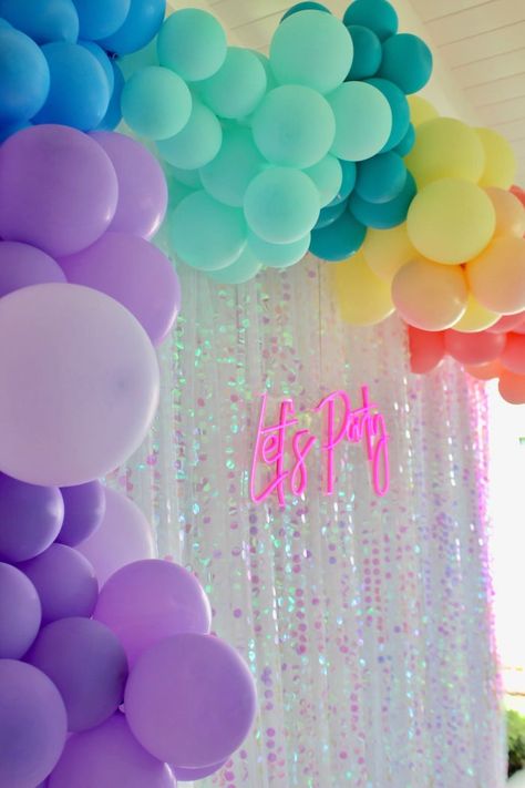 Rainbow 40th Birthday Party, Rainbow Glitter Birthday Party, Girls And Glitter Party, Glitter And Sparkle Birthday Party, Rainbow Sparkle Birthday Party, Rainbow Disco Birthday Party, Sparkle And Shine Birthday Party, Rainbow Disco Party, Sparkle Birthday Party Theme