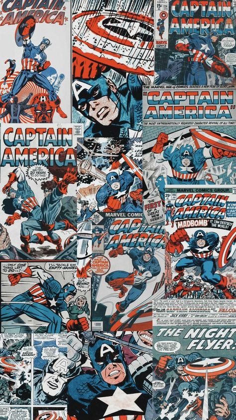 Capitan America Wallpaper, Captain America Aesthetic, Kapten Marvel, Marvel Comics Vintage, Penanda Buku, Captain America Wallpaper, Marvel Background, Captain America Comic, Karakter Marvel