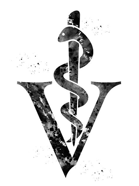 Veterinary Technician Tattoo, Veterinarian Tattoo, Veterinary Notes, Veterinary Medicine Symbol, Veterinary Symbol, Vet School Motivation, Veterinarians Medicine, Veterinarian Technician, Vet Tech School