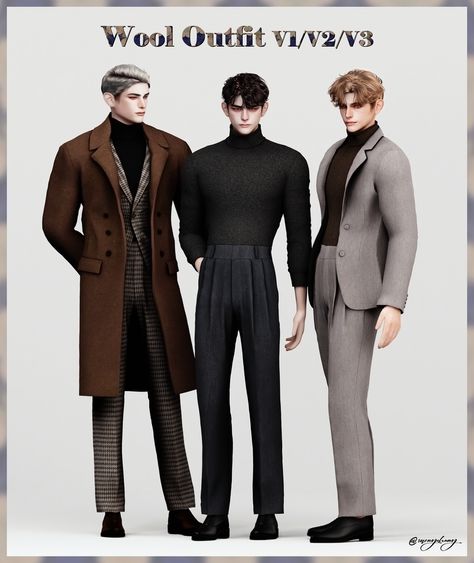 TS4 male Wool Outfits | Patreon Sims 4 Cc Male Collection, Men Suits Sims 4 Cc, Dark Academia Sims 4 Cc Male, Ts4 Male Cc Patreon, Sims 4 Peaky Blinders, Sims 4 Male Clothes Formal, Sims 4 Cc Formal Male Clothes, Sims 4 Cc Male Outfits Patreon, The Sims 4 Cc Male Clothing Formal