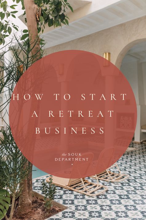 How To Start A Retreat Business, Wellness Retreat Gift Bags, Hosting A Retreat, Health Retreat Design, Fitness Retreat Ideas, Home Yoga Retreat, Opening A Wellness Center, Healing Retreats For Women, Yoga Retreat Activities