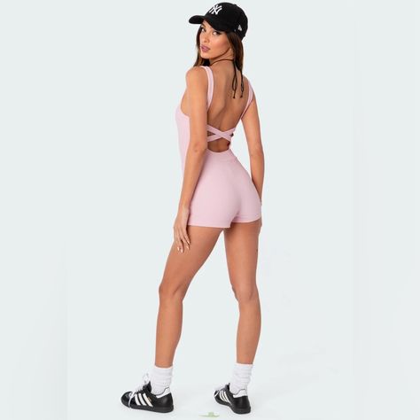 Brand New Pink Romper. Adorable And Very Trendy.