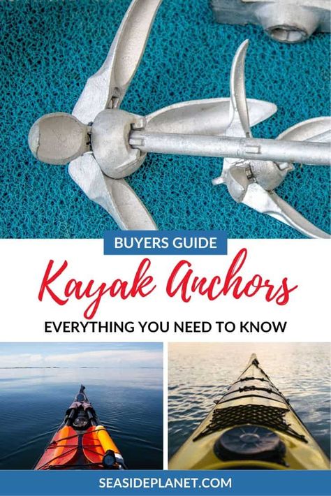 Are you looking for the Best Kayak Anchor of 2019? We\'ve got your covered with 10 great options that perform well and don\'t break the bank! Kayaking Accessories, Kayaking Essentials, Kayak Anchor, Hobie Kayak, Kayak For Beginners, Kayak Fishing Accessories, Sports Activities For Kids, Kayaking Tips, Camping Water