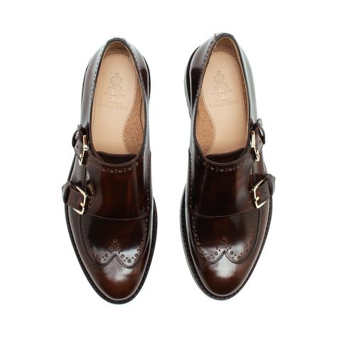 Womens Oxfords Shoes, Office Of Angela Scott, Insole Design, Brown Accessories, Gentleman Shoes, Monk Strap Shoes, Brown Loafers, Brogue Shoes, Women Oxford Shoes