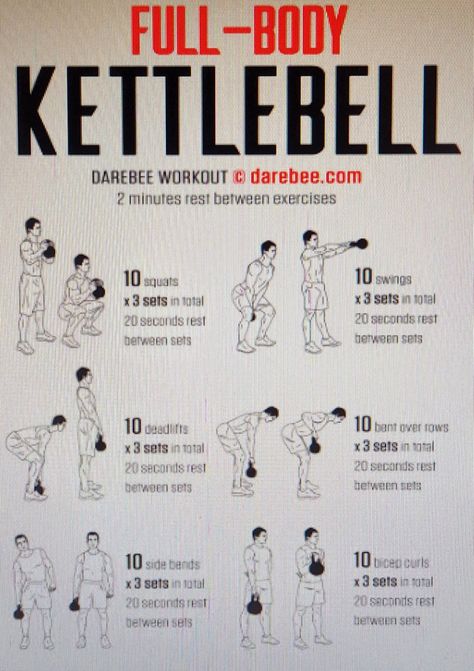 Kettlebell Workout For Men, Crossfit Body Weight Workout, Dumbell Workouts, Kettlebell Workout Routines, Crossfit Workouts At Home, Full Body Kettlebell Workout, Workout Program Gym, Workout Plan For Men, Dumbell Workout