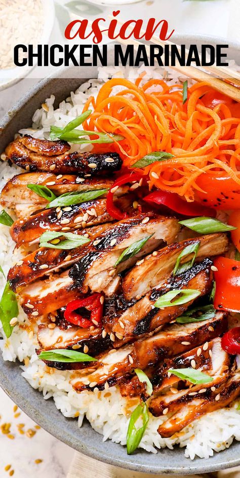 Asian Chicken Marinade, Asian Marinade For Chicken, Asian Bbq Sauce, Asian Marinade, Asian Sauces, Cooking Books, Asian Chicken Recipes, Chicken Marinade Recipes, Carlsbad Cravings