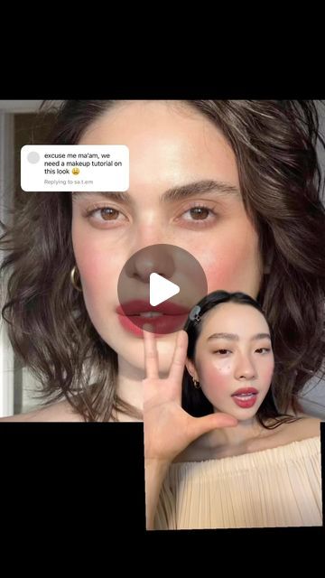 jungwon | 정원 on Instagram: "Tomato Girl Makeup except it’s on stẽroids 🍅 all products linked on my storefront #tomatogirlmakeup #pinterestmakeup" Tomato Girl Makeup, Tomato Makeup, Tomato Girl, Pinterest Makeup, January 19, Girls Makeup, Summer Girls, Wedding Makeup, All Products