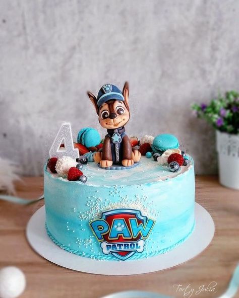 Pastel Paw Patrol, Paw Patrol Torte, Snowflake Wedding Cake, Paw Patrol Birthday Party Cake, Paw Cake, Paw Patrol Cupcakes, 4de Verjaardag, Paw Patrol Birthday Cake, Psi Patrol