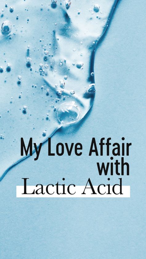 Lactic Acid Skincare, Skin Recipes, Master Esthetician, Skincare 101, Skincare Blog, Large Pores, Skin Care Shopping, Rough Skin, Lactic Acid