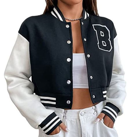 A premium quality Crop varsity bomber jacket with any kind of customization such as your own design, custom size, color, Chenille patches, direct embroidered logos and patches, Sublimation patches, Distressed embroidered patches etc. Outer Shell Made with high quality Wool  With Original Cowhide Leather Sleeve Inside 100 Percent Polyester Quilted lining 7 Twitch buttons on front Two side Leather Bone Pockets Knitted Ribb on neck, cuffs and waist belt Jacket Customized, Lakers Jacket, Baseball Jacket Women, Single Breasted Coat, Baseball Women, Letterman Jacket, Collars For Women, Leather Sleeve, Baseball Jacket