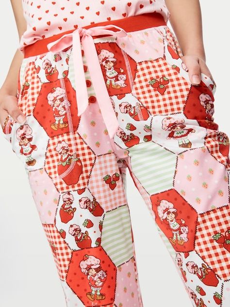 Strawberry Shortcake Pj Pant Multi - Peter Alexander Online Plaid Pj Pants, Pj Pant, Pyjama Pants, Flannel Pajama Pants, Peter Alexander, Womens Pajamas Pants, Pajama Pant, Pj Pants, Cuff Detail