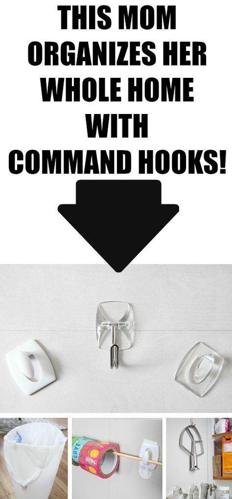 These amazing uses for Command Hooks are SO SMART! #CommandHooks #Organizing #Organization #LifeHacks Bathroom Diy Storage, Apartment Organization Diy, Craft Closet Organization, Small Apartment Organization, Office Organization Tips, Camper Organization, Kitchen Storage Hacks, Dorm Room Hacks, Trendy Diy