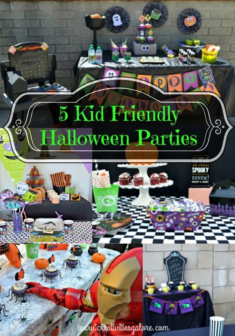 Kids Table Decor, Kid Friendly Halloween Party, Halloween Centerpieces, Kids Party Tables, Decor For Halloween, Kid Friendly Halloween, 5 Kids, Kid Table, Halloween Parties