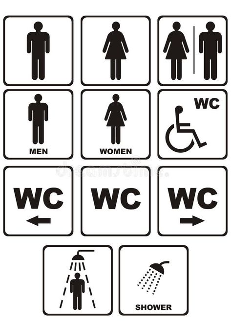 Wc icons on white. Set of wc icons on white background - vector, isolated , #Ad, #white, #Set, #Wc, #icons, #vector #ad Wc Logo Design, Logo Wc, Wallpaper Ideas Bathroom, Wc Signage, Wc Logo, Wc Icon, Toilet Logo, Toilet Symbol, Letter Logo Inspiration