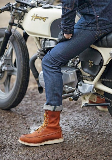 Americana/Workwear Inspo Album - Album on Imgur Red Wing Boots Outfit Mens Fashion, Red Wings Boots Outfit, Red Wing 877, Red Wings Boots, Moc Toe Boots, Red Wing Boots, Plaid Shirts, Red Wing Shoes, Denim Boots