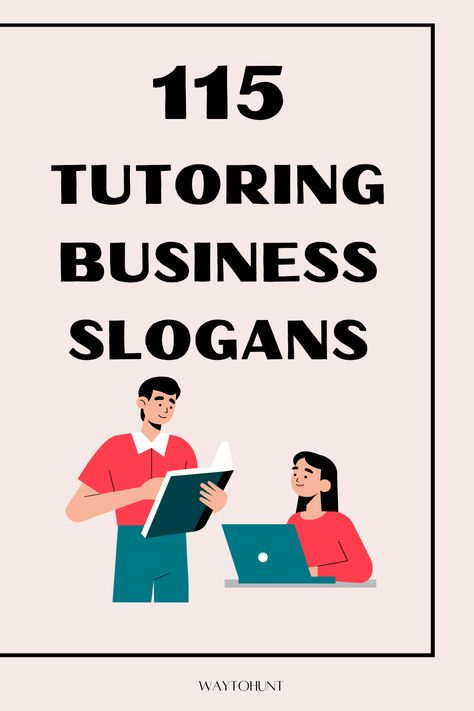 115 Tutoring Business Slogans Tutoring Business, Business Slogans, Cool Slogans, Marketing Content, Personalized Learning, Brand Marketing, Promote Your Business, A Love, Business Marketing