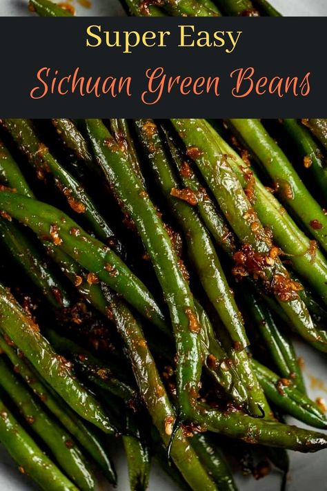 Thai Green Beans Stir Fry, Spicy Garlic Green Bean Recipes, Chinese Fried Green Beans, Ginger Garlic Green Beans, Asian Fried Green Beans, Stir Fry Green Beans Asian, Green Bean Recipes Soy Sauce, Chinese Stir Fry Green Beans, Asian Garlic Green Beans