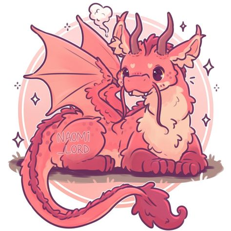 ✨🔥 it’s the final elemental dragon! Here’s fire! 🔥✨ As it’s the year of the dragon about to start I’ll have to think of some more dragony t… | Instagram Naomi Lord Art, Naomi Lord, Ewolucje Eevee, Chibi Dragon, Elemental Dragons, Cute Dragon Drawing, Cartoon Dragon, Cute Animal Drawings Kawaii, Creature Drawings