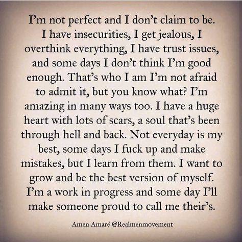 Love me as is or leave me as was. ANYONE ELSE A WORK IN PROGRESS TOO?? #real In Progress Quotes, Work In Progress Quotes, Progress Quotes, I Get Jealous, Goodbye Quotes, Detox Kur, Free Spirit Quotes, Too Real, Love Thoughts