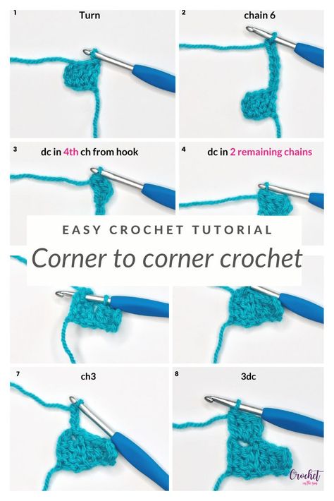 Learn how to corner to corner crochet (photo 1 of 5). This provides a clear, step-by-step photo tutorial for the c2c stitch (corner to corner stitch). This stitch is easy to learn and is beginner friendly. Learn how to crochet! There are so many c2c project ideas you will be able to complete! C2c Charts Free, C2c Border, C2c Crochet Pattern Free Charts Easy, C2c Shawl, C2c Chart, Crochet Borders For Blankets, Crochet Steps, Corner To Corner Crochet Blanket, Blanket Border