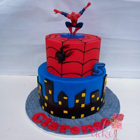 Fondant Spiderman, Birthday Preparation, Spider Man Cake, Barbie Birthday Cake, Man Cake, 80's Party, Spiderman Cake, 80s Party, Barbie Birthday