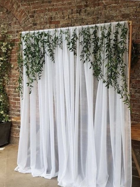 White Drapes Wedding, Sheer Backdrop, Tulle Backdrop, Middleton Lodge, Copper House, Bridal Shower Backdrop, Baby Shower Backdrop, Wedding Table Decorations, Wedding Forward