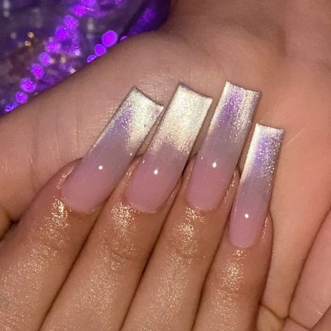 Nail Organization, Bad Nails, Tapered Square Nails, Acrylic Nail Shapes, Long Acrylic Nail Designs, Ombre Acrylic Nails, Dope Nail Designs, Classy Acrylic Nails, Cat Eye Nails