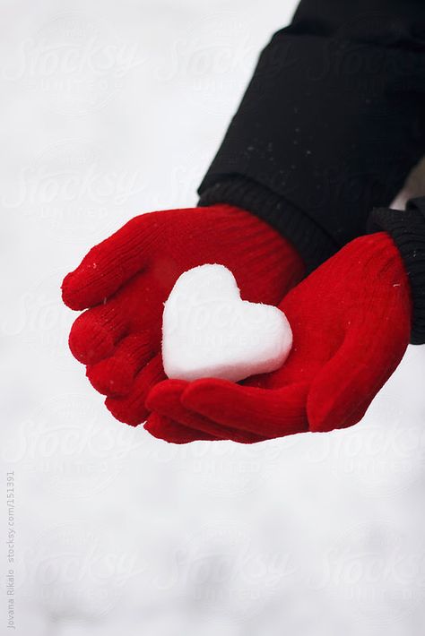 Man holding snow made heart in his hands by jovanarikalo | Stocksy United Welcome February, Hello February, Heart In Nature, I Love Heart, How To Make Snow, Heart Images, Winter Love, Winter Wonder, Love Peace