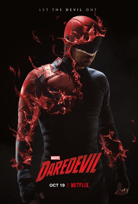 'Marvel's Daredevil' Season 3 Poster Revealed. Get ready to let the Devil out this Friday, October 19, on Netflix! #marvel #daredevil #poster See more here: https://www.marvel.com/articles/tv-shows/marvel-daredevil-season-3-poster-key-art Daredevil Season 3, Daredevil Show, Daredevil Tv Series, Daredevil 2015, Daredevil Netflix, Dare Devil, Spider Men, Deborah Ann Woll, Marvel Netflix