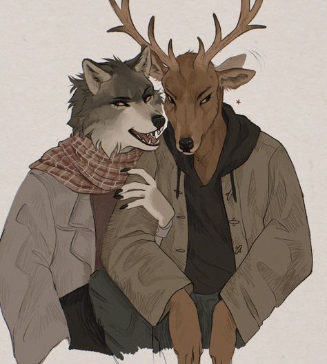 Werewolf Boyfriend, Arte Animal, Creature Art, Mythical Creatures, Cool Drawings, Animal Drawings, Animal Art, Art Inspo, Cute Art