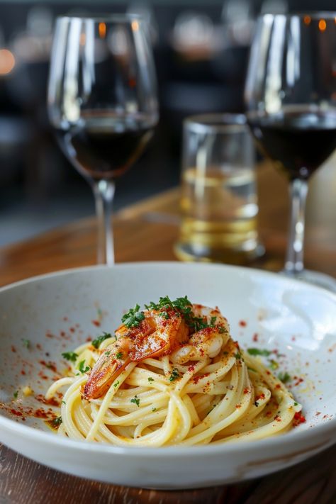 Indulge in the simplicity and flavors of traditional Italian cuisine with Spaghetti Aglio e Olio. This classic pasta dish features a harmonious blend of garlic, red pepper flakes, parsley, and olive oil that creates a light yet satisfying meal. Whether you're craving a quick weeknight dinner or hosting a casual gathering with friends, Spaghetti Aglio e Olio is sure to impress. Aglio E Olio Recipe, Pasta Restaurant, Luxurious Family, Spaghetti Aglio E Olio, Olive Photography, Spaghetti Aglio, Aglio E Olio, Pasta Italiana, Italian Pasta Dishes