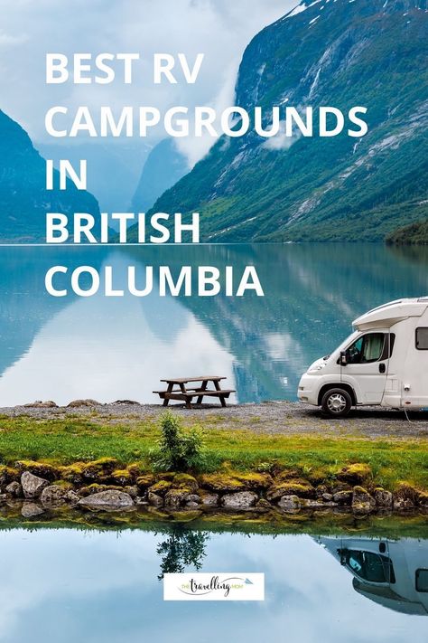 Screenplay Ideas, Island Camping, Columbia Travel, British Columbia Travel, Vancouver Travel, Rv Camping Tips, Columbia Road, Rv Campgrounds, Best Campgrounds