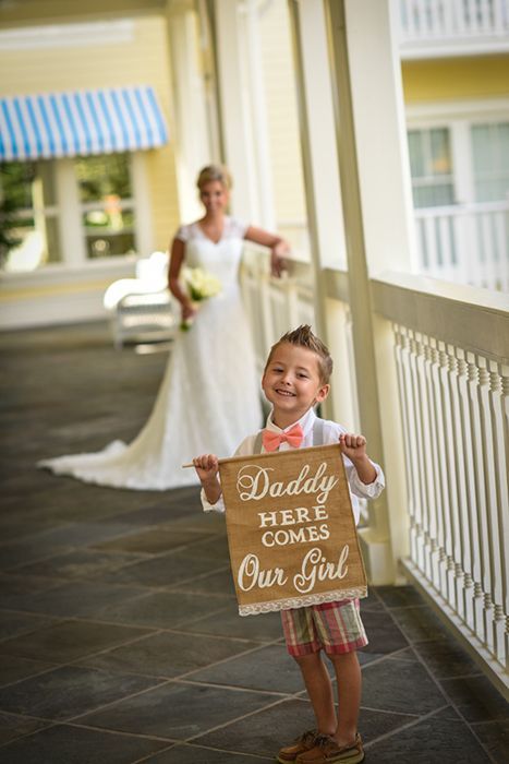 An adorable ring bearer sign for the groom's son! So adorable! Ring Bearer Sign, Renewal Wedding, Vow Renewal Ceremony, Wedding Renewal Vows, Wedding Vows Renewal, Future Wedding Plans, Space Wedding, Disney Wedding, Wedding Time