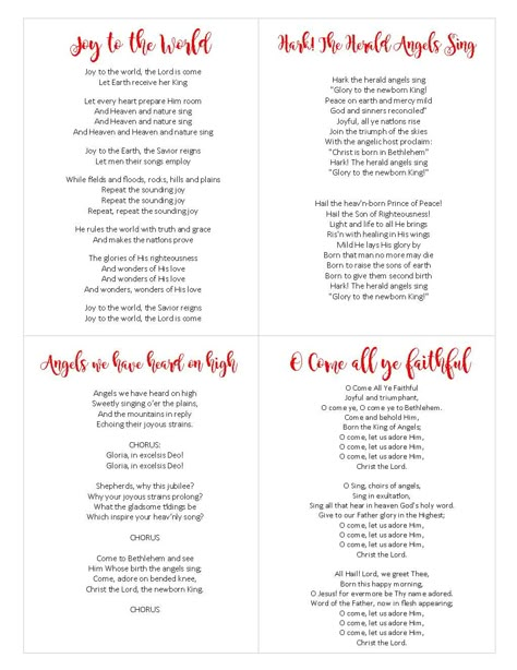 CHRIST-CENTERED CHRISTMAS CAROLS: FREE PRINTABLE Christmas Carol Song Sheets, Printable Christmas Carols Lyrics, Christmas Carol Lyrics, Christmas Carols Lyrics Free Printable, Christmas Carols For Kids, Christmas Caroling Party, Christian Christmas Songs, Caroling Party, Christmas Hymns