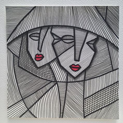 Abstract Art Lesson, Doddle Art, Boho Art Drawings, Geometric Shapes Art, Sketch Portrait, Art Sketches Doodles, Zen Doodle Art, Geometric Design Art, Doodle Art Drawing