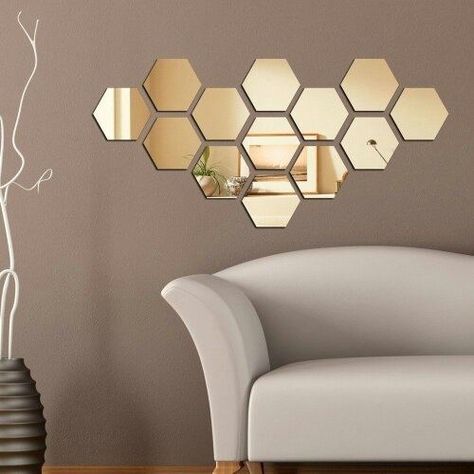 Question - Quora Wall Mirrors With Storage, 3d Hexagon, Wall Mirrors Entryway, Hexagon Mirror, Wall Mirror Diy, Mirror Dining Room, Mirror Makeover, Wall Mirrors Set, Rustic Wall Mirrors