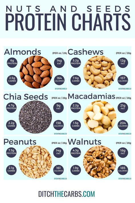 ✅ HIGH PROTEIN NUTS AND SEEDS (PROTEIN CHARTS): https://www.ditchthecarbs.com/high-protein-nuts-and-seeds-protein-charts/ Which nuts are high in protein? Which nuts have the lowest carbs? (PLUS 15 easy DELICIOUS recipes to use them in). High Protein Low Carb Recipes Snacks, Protein Chart, Best Vegan Protein Powder, Sugar Free Nutella, Best Vegan Protein, Healthy Nuts, High Protein Low Carb Recipes, Vegan Protein Powder, Protein Rich Foods