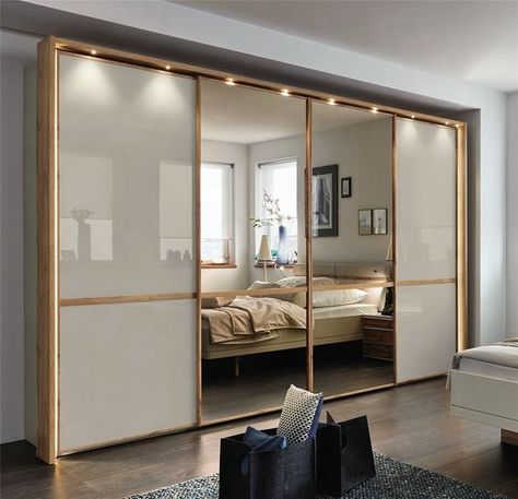 Sliding Wardrobe Doors Design, Sliding Door Wardrobe Designs, Glass Sliding Door, Sliding Door Wardrobe, Bedroom Furniture Layout, Sliding Door Design, Contemporary Bedroom Furniture, Wardrobe Door Designs, Sliding Wardrobe Doors